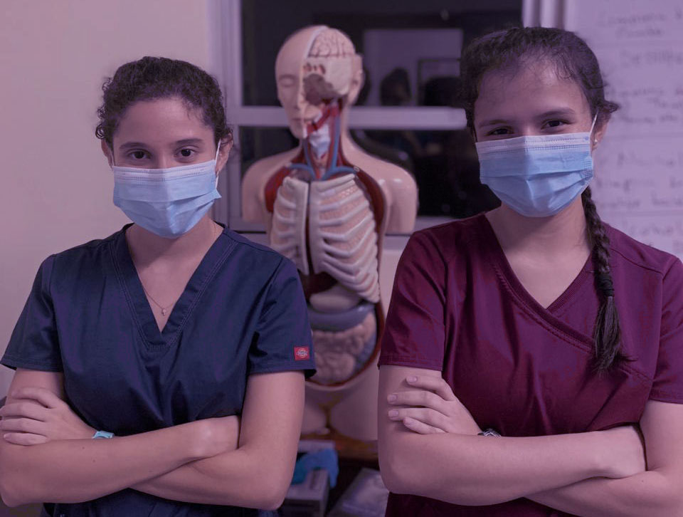 Two medical students